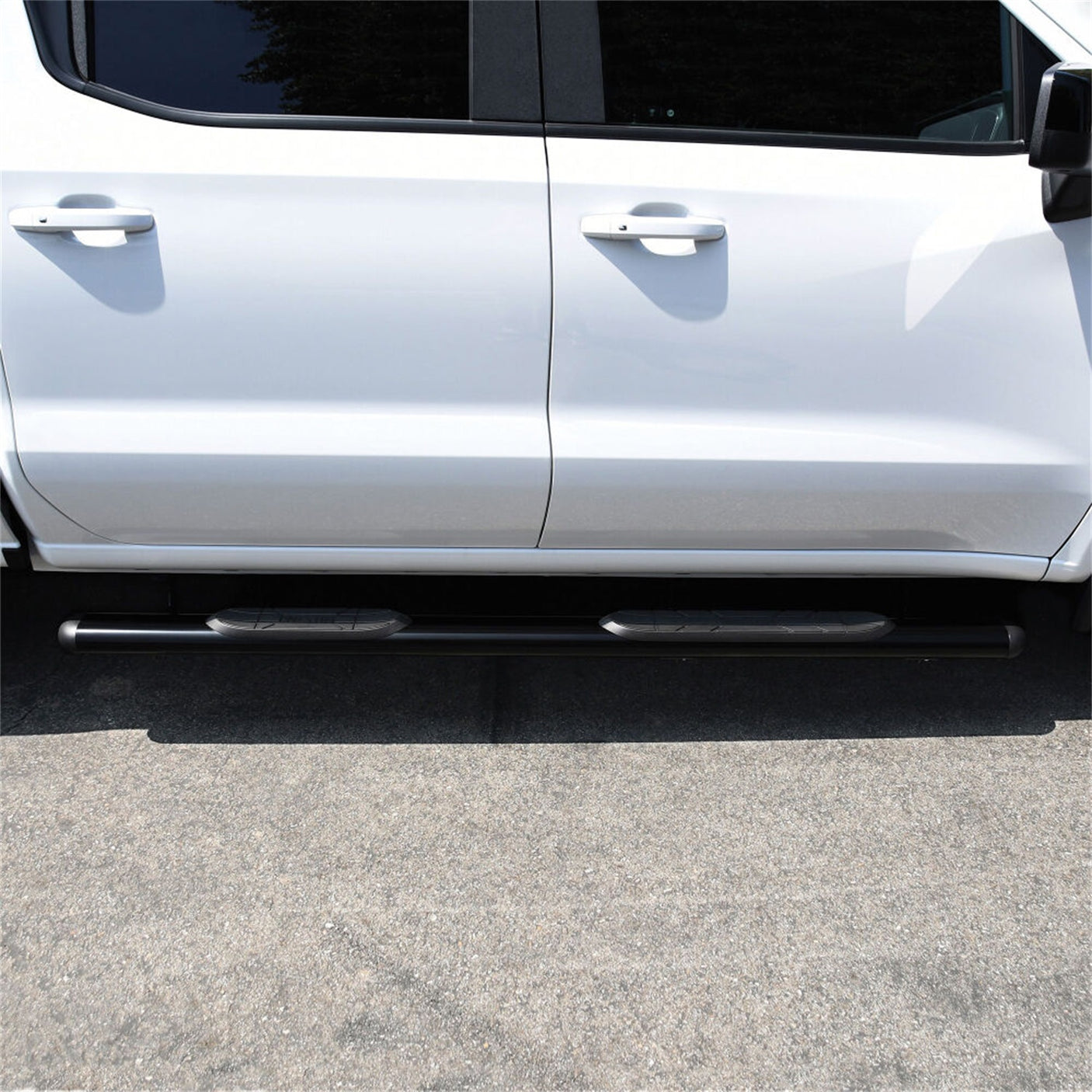 Westin 22-5035 2014-2024 GMC Sierra 1500 Premier 4 in. Oval Nerf Step Bars - 85 in. Long