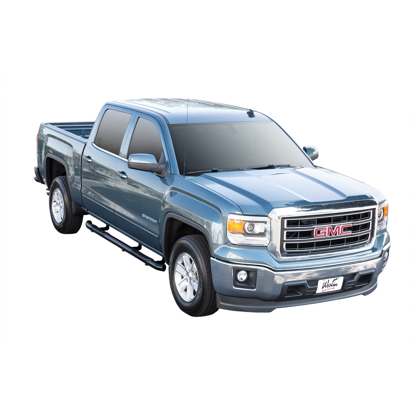 Westin 22-6040 2001-2013 GMC Sierra 1500 Premier 6 in. Oval Nerf Step Bars - 91 in. Long