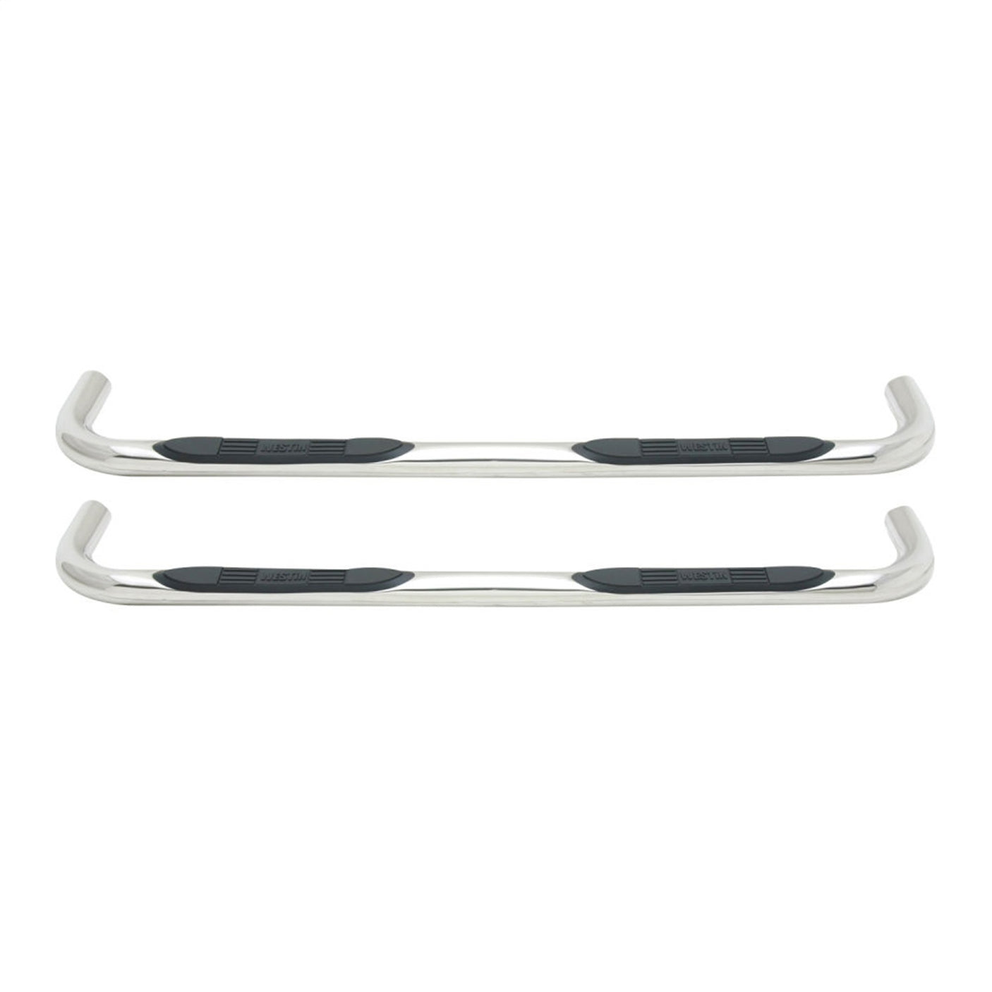 Westin 23-0530 1980-1997 Ford F250/F350 E-Series 3 in. Round Nerf Step Bars - Single Step Pad