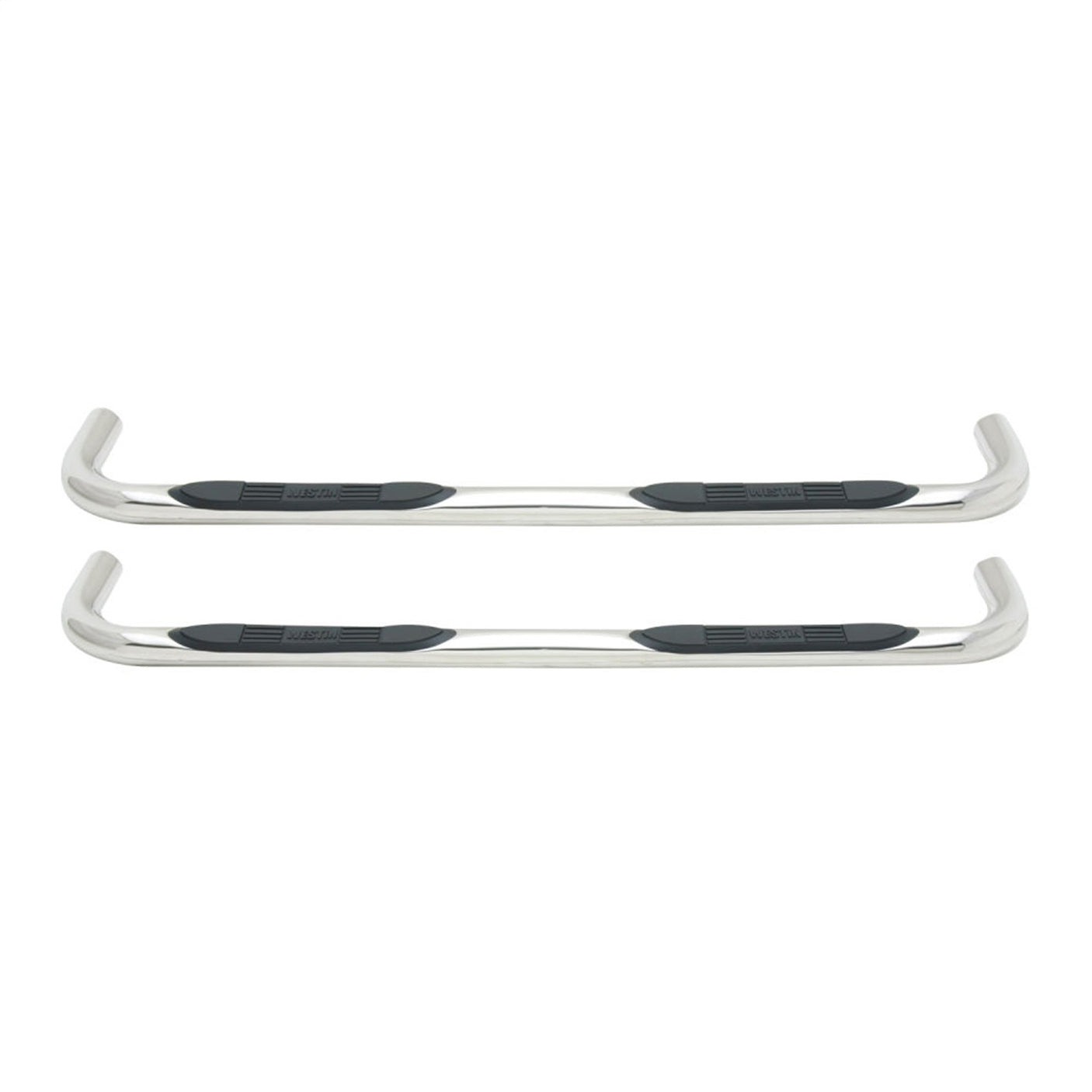 Westin 23-3020 2002-2006 Chevy Avalanche 1500 E-Series 3 in. Round Nerf Step Bars - Dual Step Pad - 93 in. Long