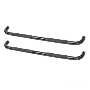 Westin 23-4085 2019-2024 Dodge Ram 1500 E-Series 3 in. Round Nerf Step Bars - Dual Step Pad - 72 in. Long