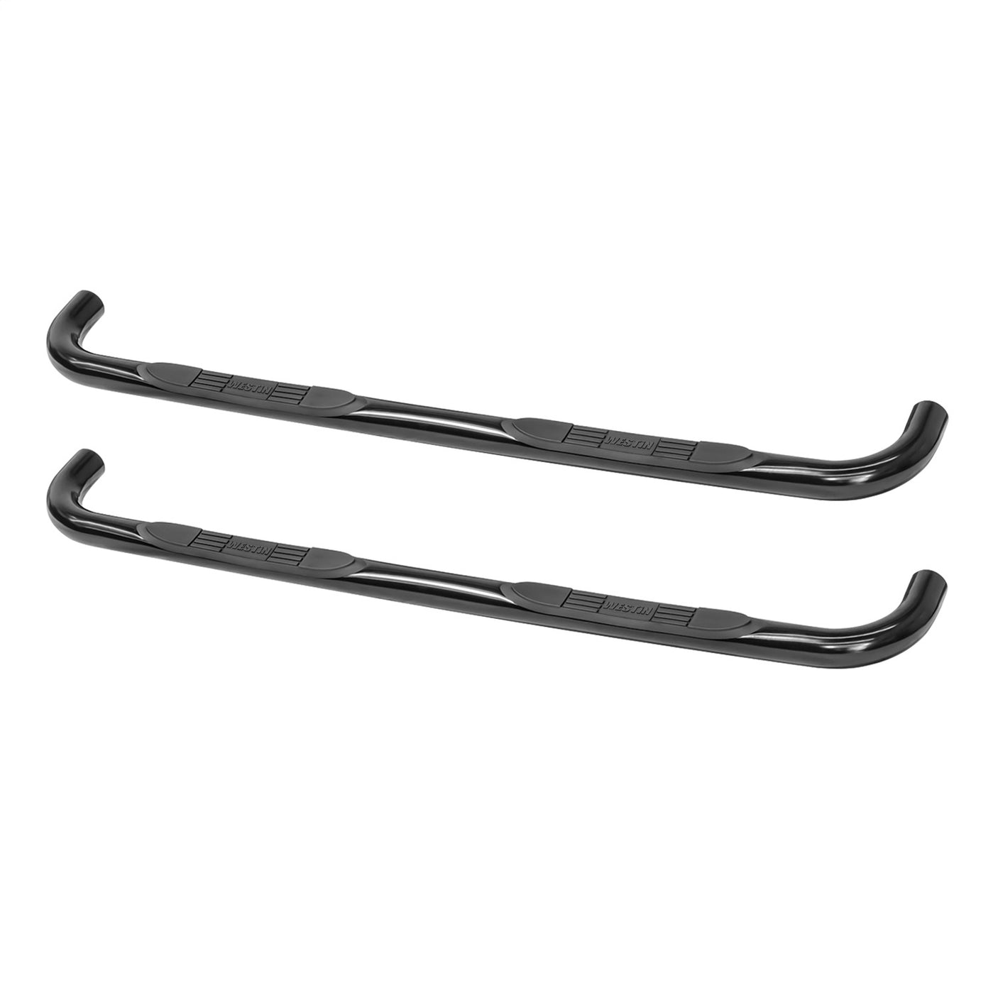 Westin 23-4095 2019-2024 Dodge Ram 1500 E-Series 3 in. Round Nerf Step Bars - Dual Step Pad - 72 in. Long