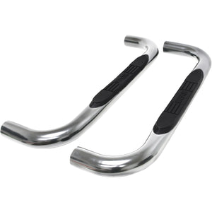 Westin 23-4110 2019-2024 Chevy Silverado 1500 E-Series 3 in. Round Nerf Step Bars - 72 in. Long