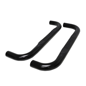 Westin 23-4115 2019-2024 Chevy Silverado 1500 E-Series 3 in. Round Nerf Step Bars - 72 in. Long