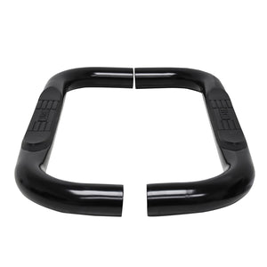 Westin 23-4115 2019-2024 Chevy Silverado 1500 E-Series 3 in. Round Nerf Step Bars - 72 in. Long