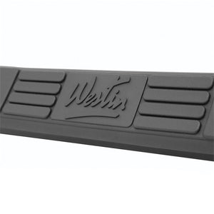 Westin 25-1325 1999-2016 Ford F250/F350 Super Duty Signature 3 in. Round Nerf Step Bars - Single Step Pad - 80 in. Long