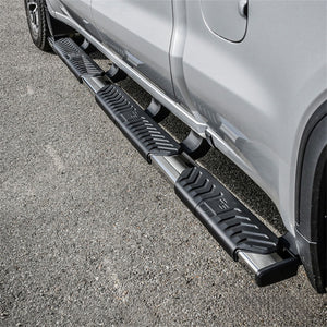 Westin 28-534680 2019-2023 Chevy Silverado 1500 R5 M-Series 5 in. Wheel-to-Wheel Nerf Step Bars - 72 in. Long