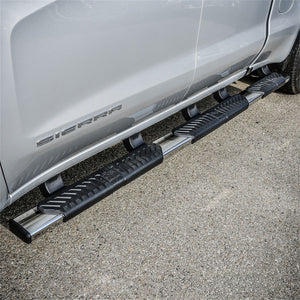 Westin 28-534680 2019-2023 Chevy Silverado 1500 R5 M-Series 5 in. Wheel-to-Wheel Nerf Step Bars - 72 in. Long