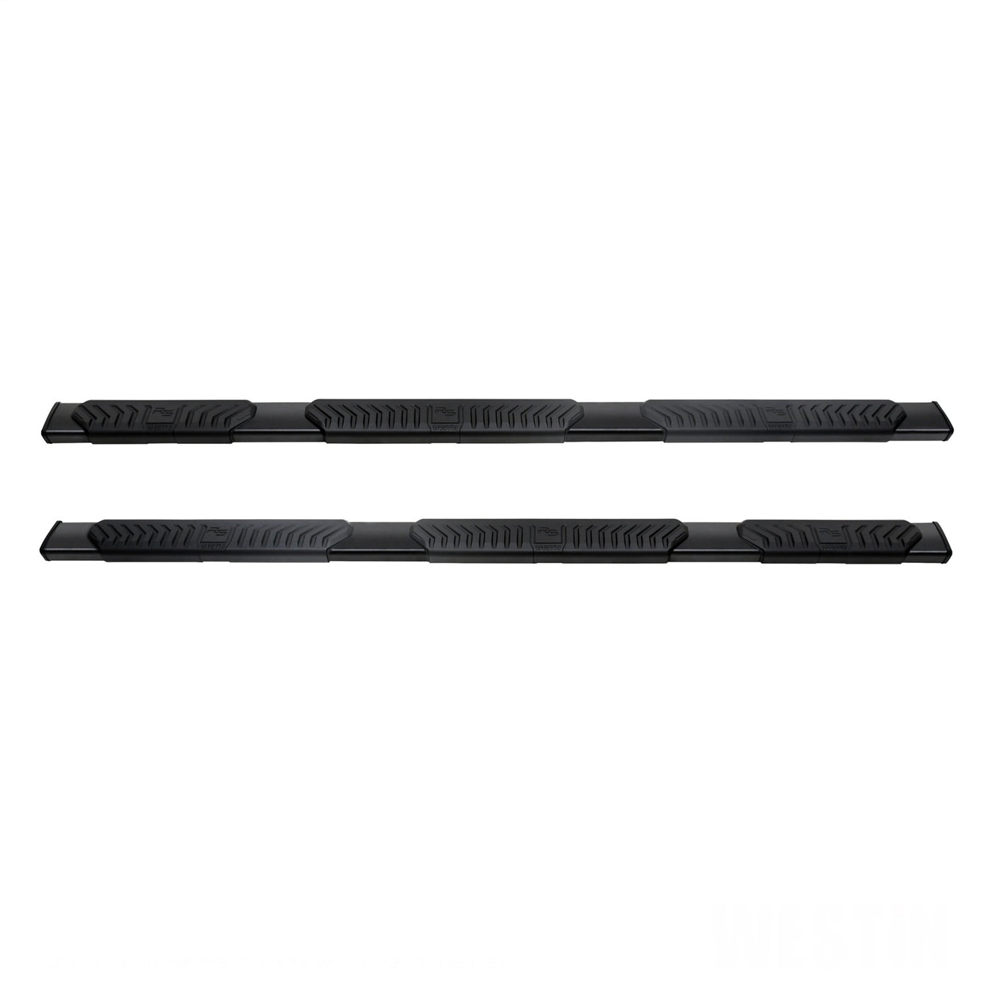 Westin 28-534685 2019-2023 Chevy Silverado 1500 R5 M-Series 5 in. Wheel-to-Wheel Nerf Step Bars - 97 in. Long