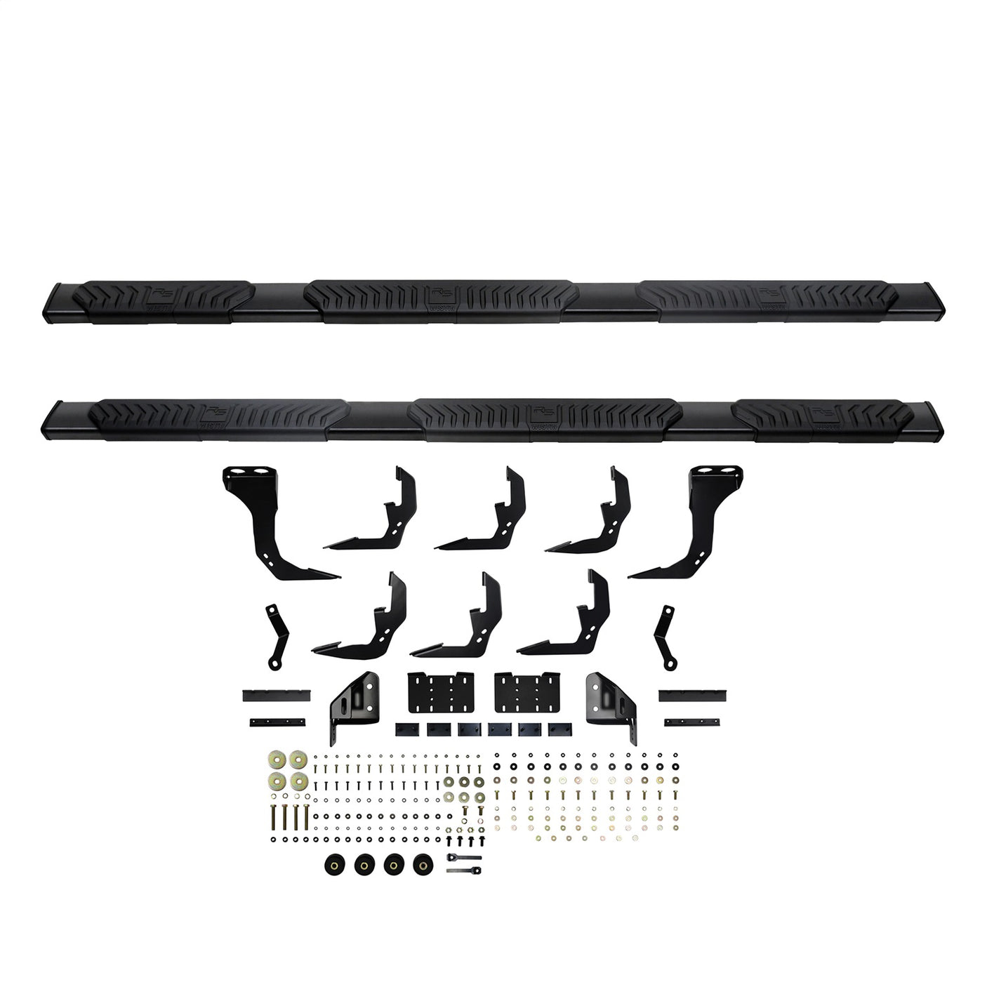 Westin 28-534685 2019-2023 Chevy Silverado 1500 R5 M-Series 5 in. Wheel-to-Wheel Nerf Step Bars - 97 in. Long