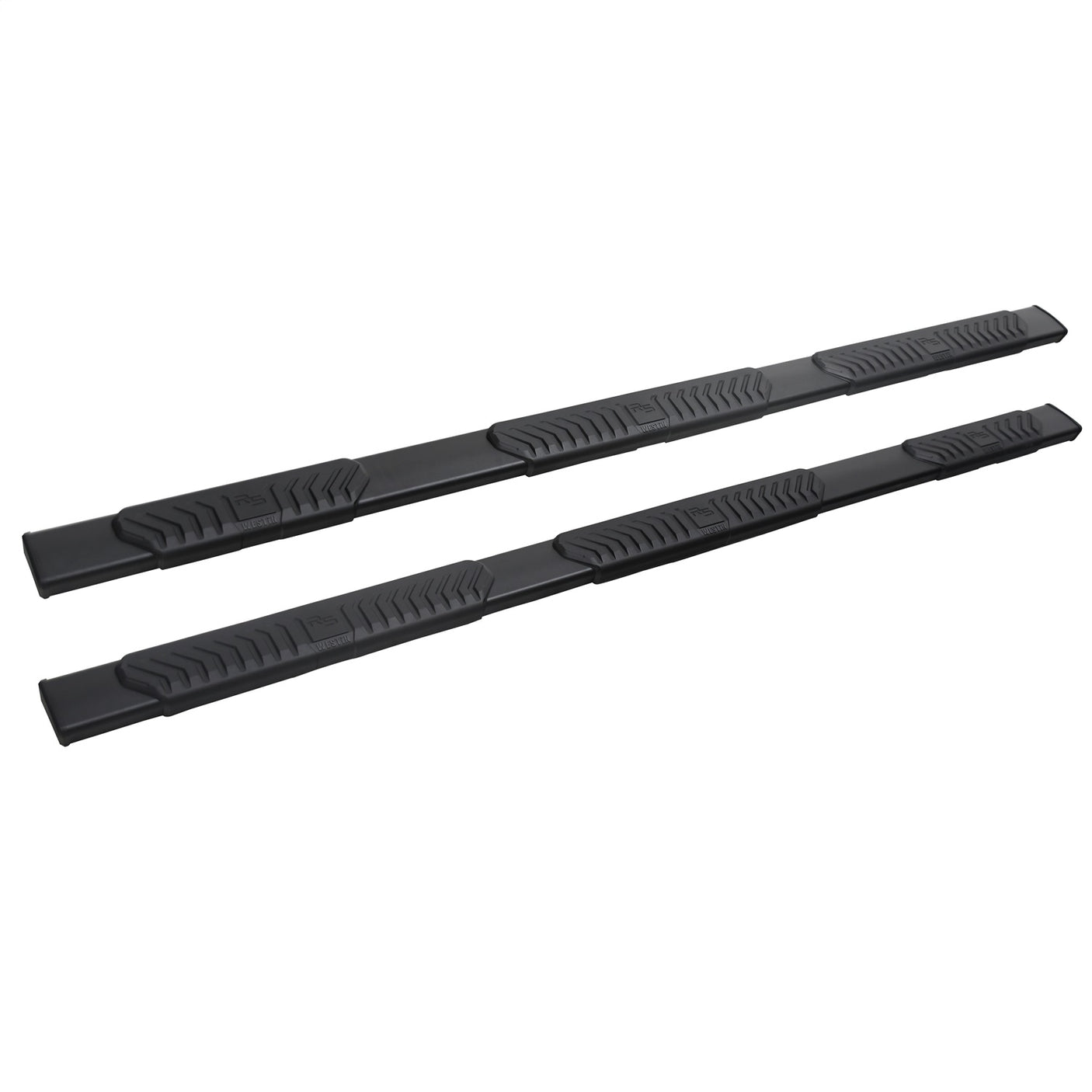 Westin 28-534695 2019-2023 Chevy Silverado 1500 R5 M-Series 5 in. Wheel-to-Wheel Nerf Step Bars - 97 in. Long