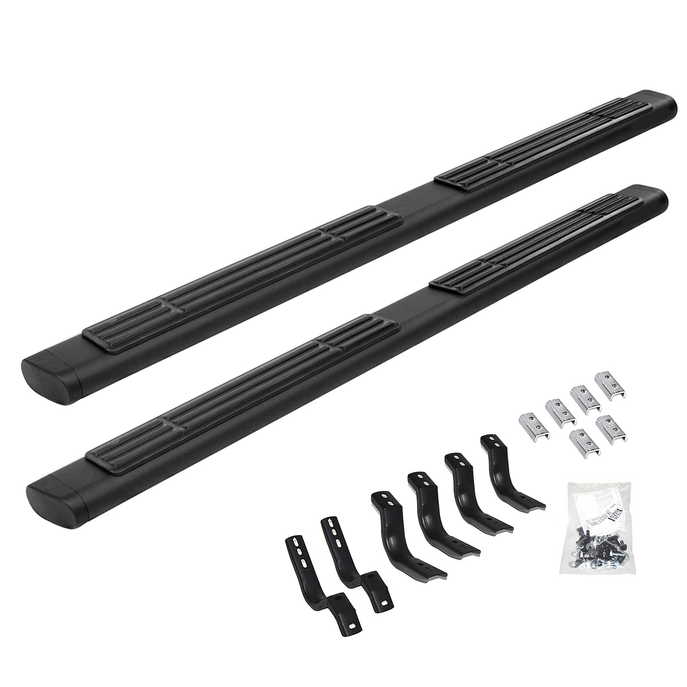 Go Rhino 686404687T 2015-2019 Chevy Silverado 2500/3500 HD OE Xtreme Series 6" Side Steps with Mounting Bracket Kit