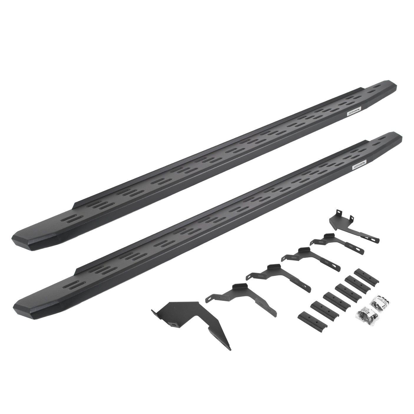 Go Rhino 69636880PC 2024 Ford F150 Raptor RB Series RB30 Running Boards with Mounting Bracket Kit