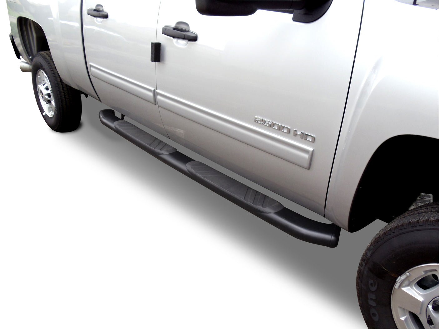 Go Rhino 685404987CB 2001-2006 GMC Sierra 1500 OE Xtreme Series 5" Composite Side Steps with Mounting Bracket Kit