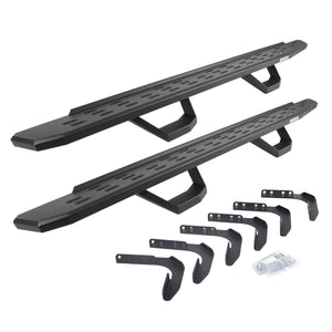 Go Rhino 6961768020PC 1999-2016 Ford F250/F350 Super Duty RB Series RB30 Running Boards with Mounting Brackets, 2 Pairs Drop Steps Kit