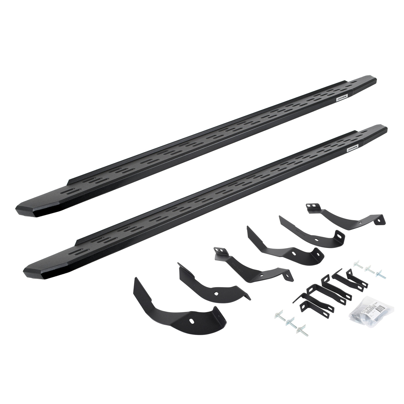 Go Rhino 69605187PC 2015-2019 Chevy Silverado 2500/3500 HD RB Series RB30 Running Boards with Mounting Bracket Kit