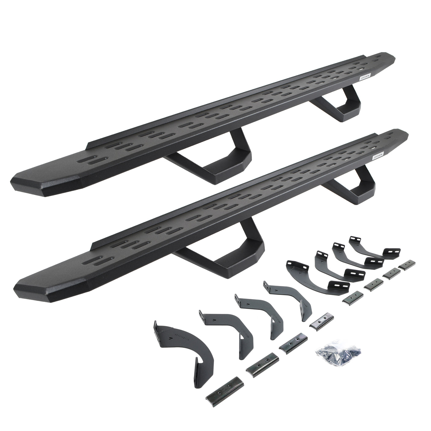 Go Rhino 6964358020PC 2022-2024 Toyota Tundra RB Series RB30 Running Boards with Brackets, 2 Pairs Drop Steps Kit