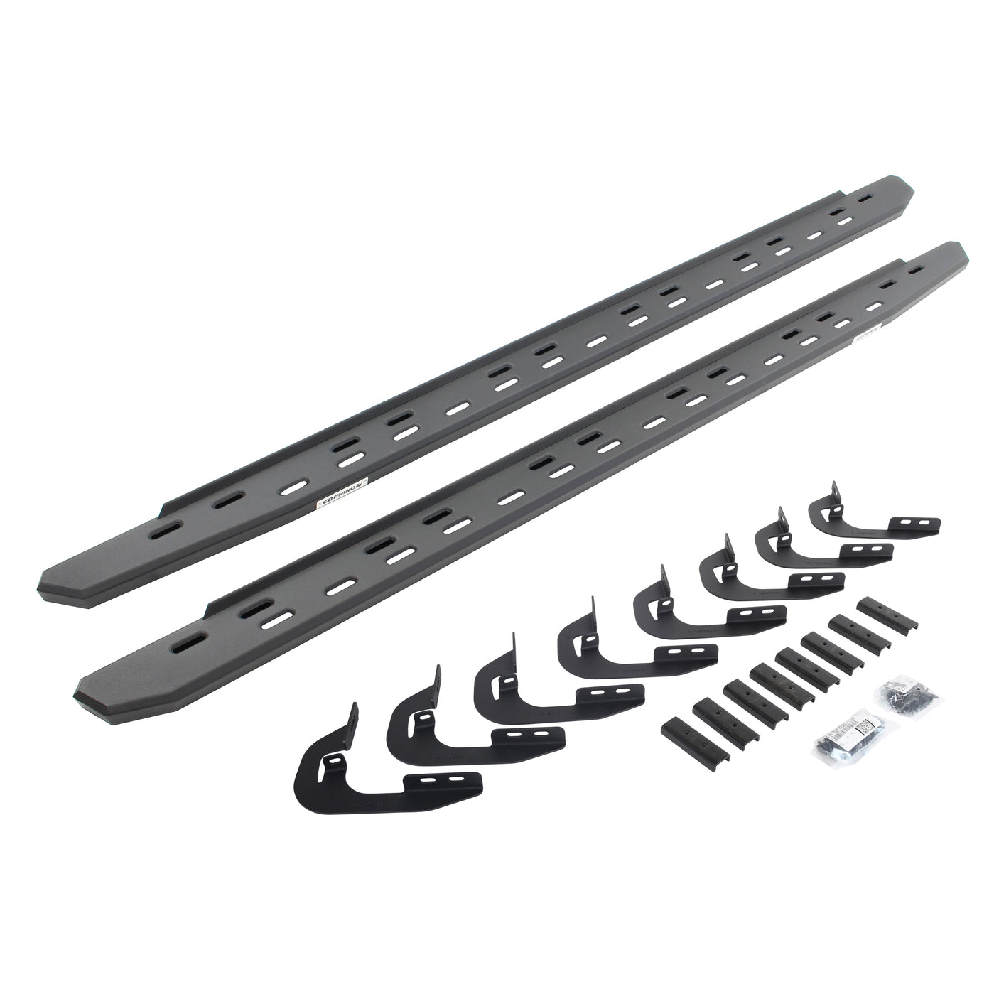 Go Rhino 69604787SPC 2015-2019 Chevy Silverado 2500/3500 HD RB Series RB30 Slim Line Running Boards with Mounting Bracket Kit