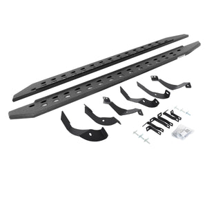 Go Rhino 69405187ST 2015-2019 Chevy Silverado 2500/3500 HD RB Series RB20 Slim Line Running Boards with Mounting Bracket Kit