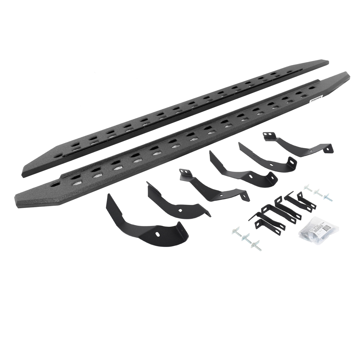 Go Rhino 69405187ST 2015-2019 GMC Sierra 2500/3500 HD RB Series RB20 Slim Line Running Boards with Mounting Bracket Kit