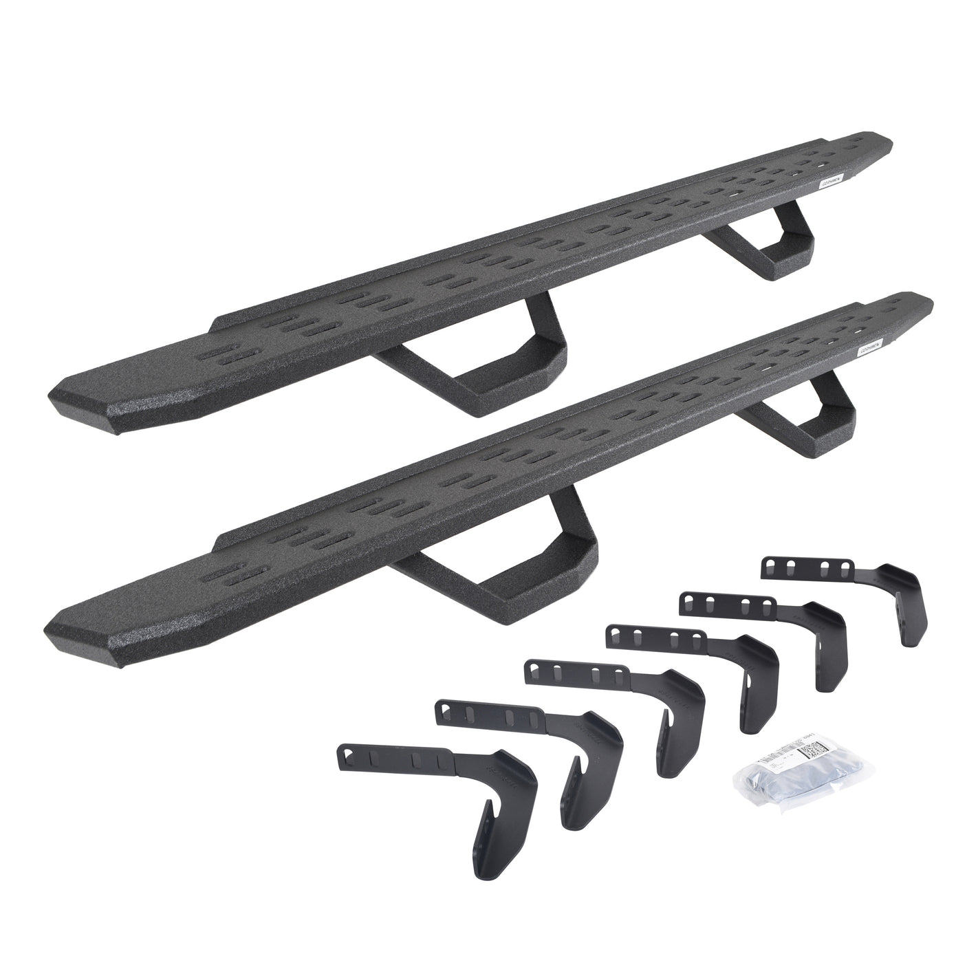 Go Rhino 6961768020T 1999-2016 Ford F250/F350 Super Duty RB Series RB30 Running Boards with Mounting Brackets, 2 Pairs Drop Steps Kit