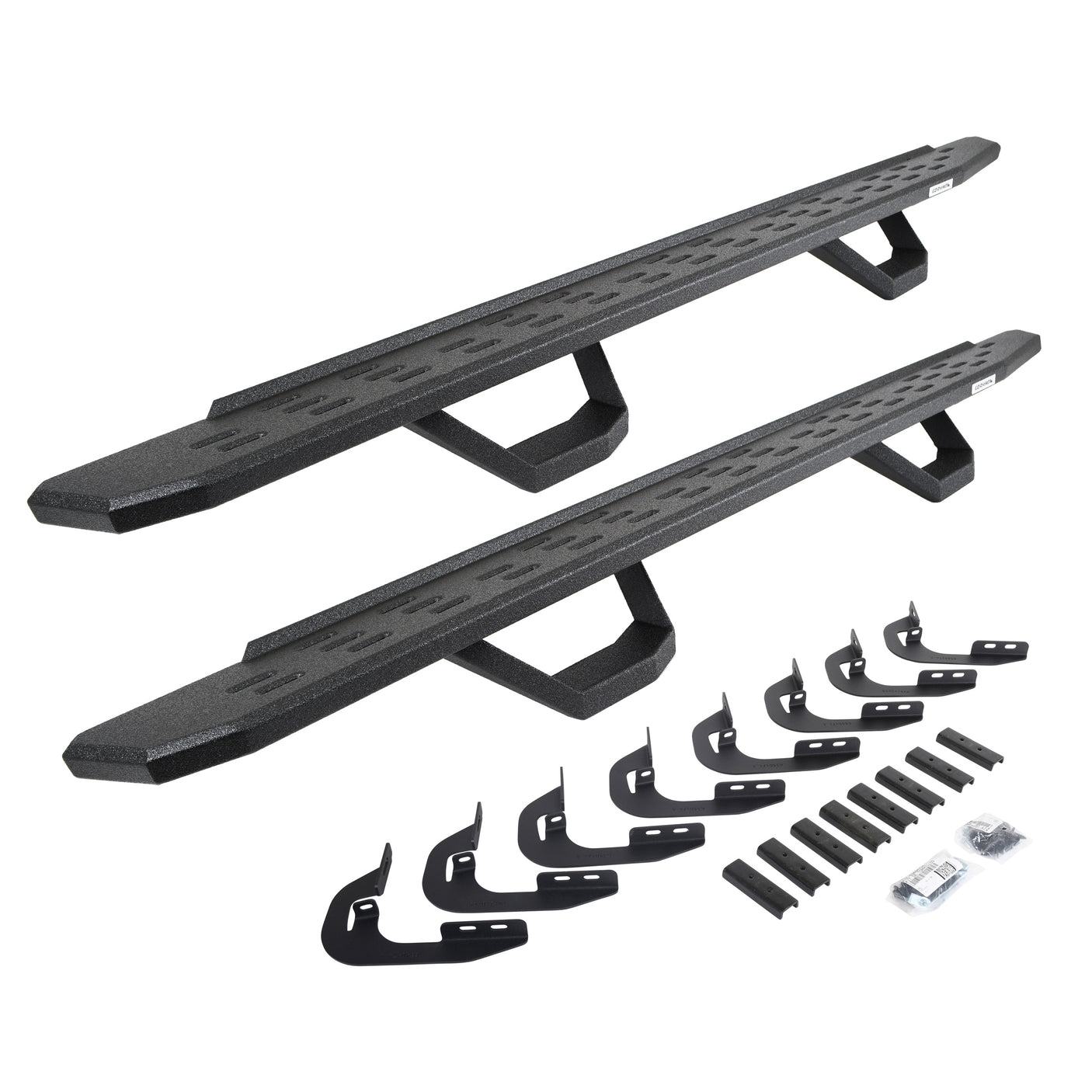 Go Rhino 6960478720T 2014-2018 GMC Sierra 1500 RB Series RB30 Running Boards with Mounting Brackets, 2 Pairs Drop Steps Kit