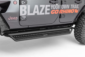 Go Rhino D14235T 2015-2024 GMC Canyon D1 Dominator Series Xtreme Side Steps with Rocker Panel Mounting Bracket Kit