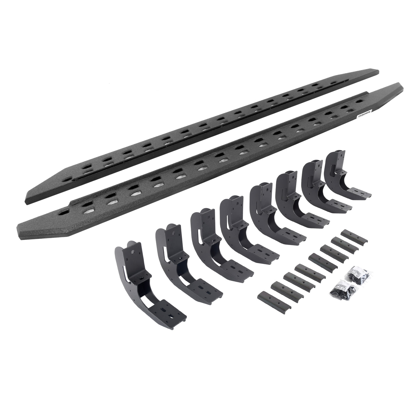 Go Rhino 69404887ST 2020-2024 Chevy Silverado 2500/3500 HD RB Series RB20 Slim Line Running Boards with Mounting Bracket Kit