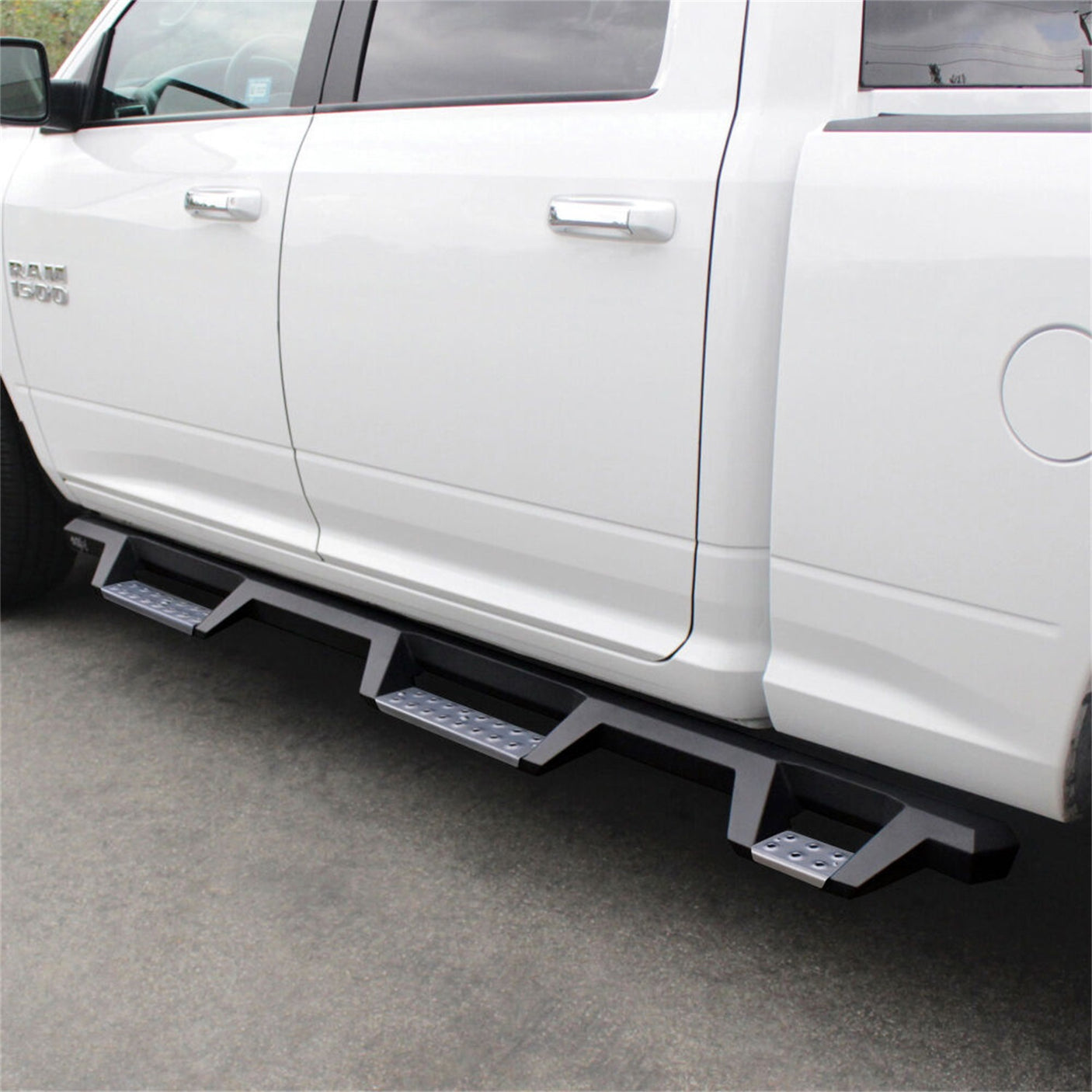 Westin 56-5343252 2009-2010 Dodge Ram 1500 HDX Stainless Drop Wheel-to-Wheel Nerf Step Bars - 72 in. Long