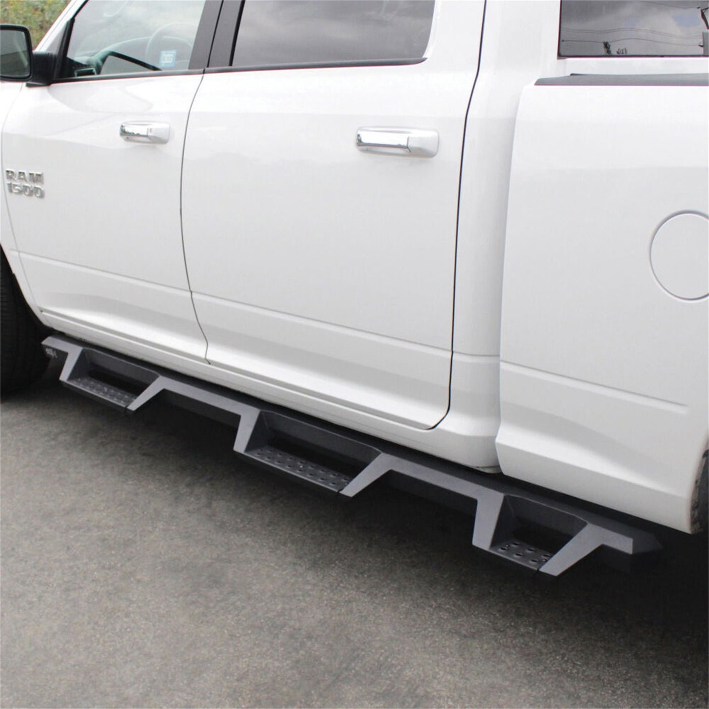 Westin 56-534325 2009-2010 Dodge Ram 1500 HDX Drop Wheel-to-Wheel Nerf Step Bars - 72 in. Long