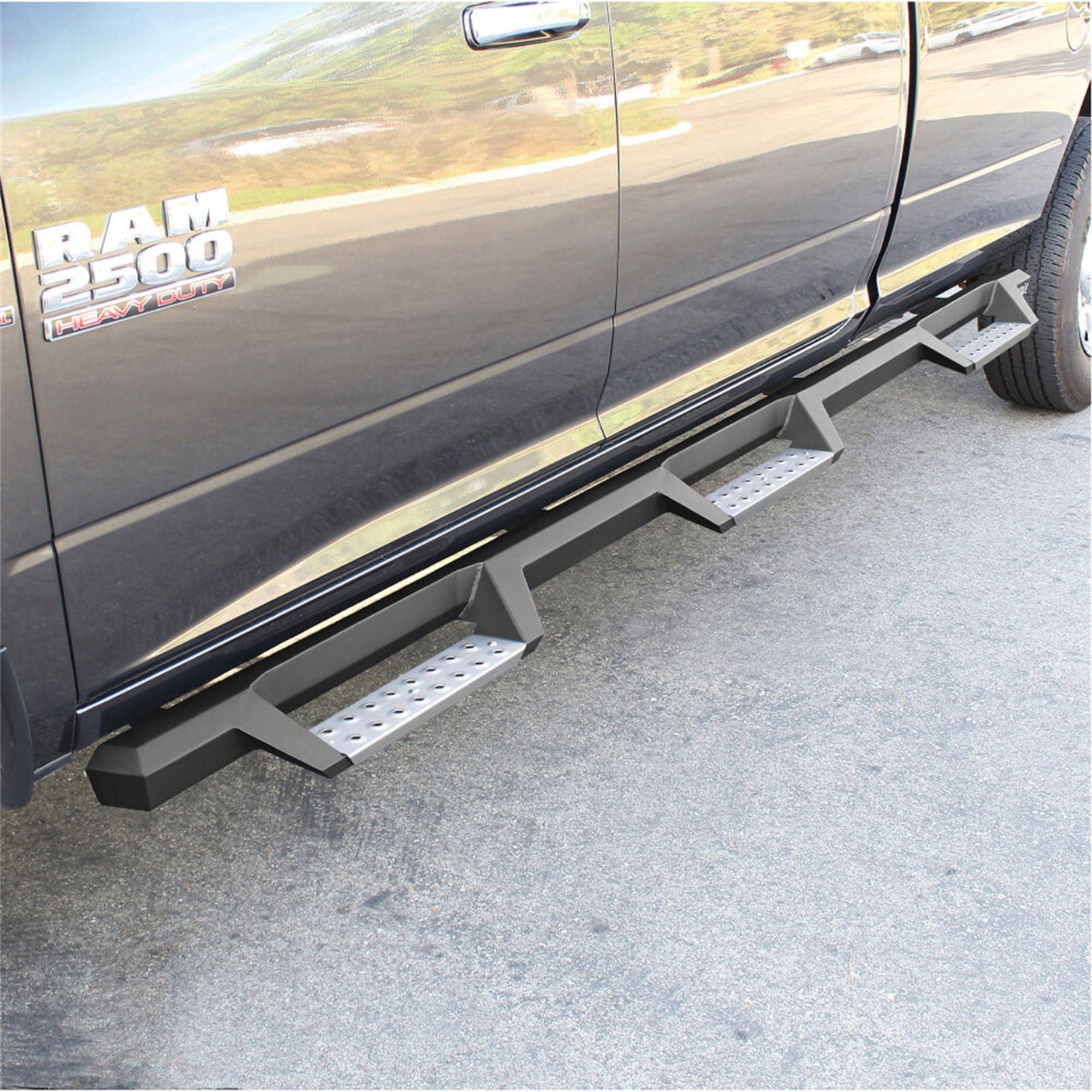 Westin 56-5343352 2011-2018 Dodge Ram 2500/3500 HDX Stainless Drop Wheel-to-Wheel Nerf Step Bars