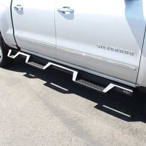 Westin 56-534565 2007-2018 Chevy Silverado 1500 HDX Drop Wheel-to-Wheel Nerf Step Bars - 80 in. Long