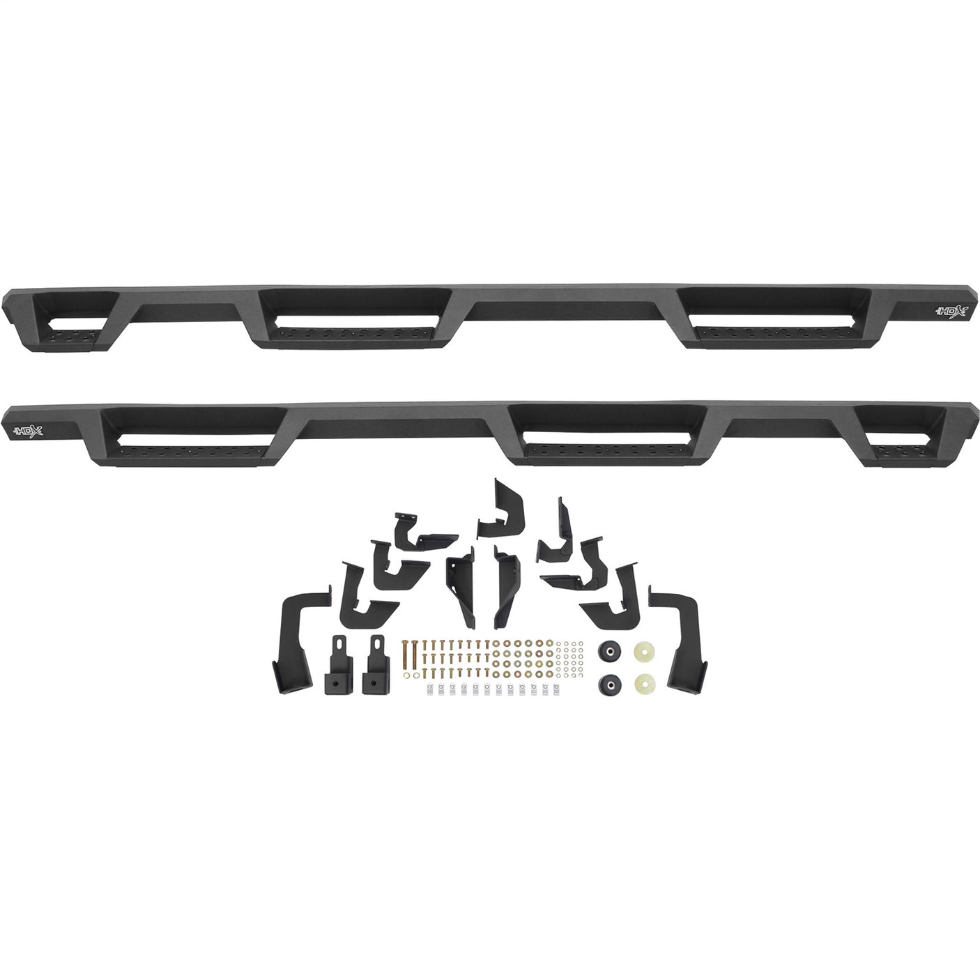 Westin 56-534565 2007-2018 Chevy Silverado 1500 HDX Drop Wheel-to-Wheel Nerf Step Bars - 80 in. Long