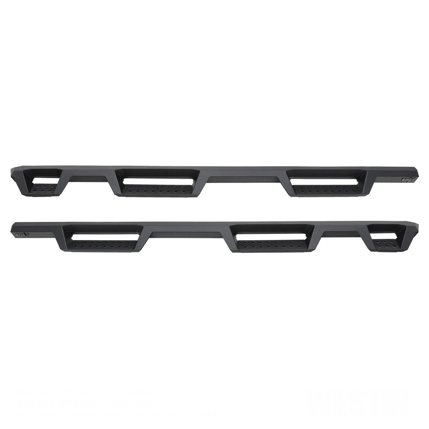 Westin 56-534695 2019-2023 Chevy Silverado 1500 HDX Drop Wheel-to-Wheel Nerf Step Bars - 72 in. Long