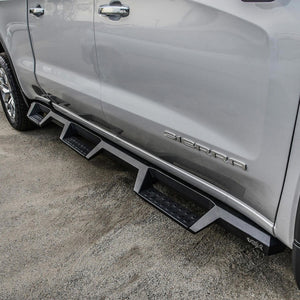 Westin 56-534695 2019-2023 GMC Sierra 1500 HDX Drop Wheel-to-Wheel Nerf Step Bars - 72 in. Long