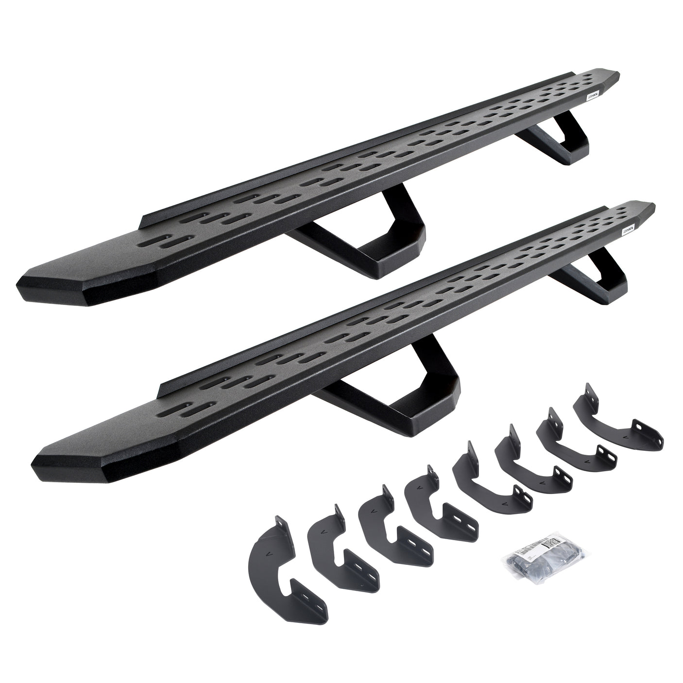 Go Rhino 6964168720PC 2007-2021 Toyota Tundra RB Series RB30 Running Boards with Brackets, 2 Pairs Drop Steps Kit