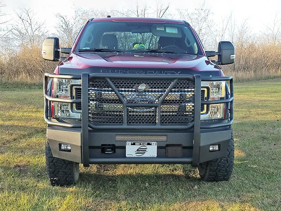 Steelcraft 60-11380CC 2017-2022 Ford F250/F350 Super Duty HD Elevation Front Bumper-BumperStock