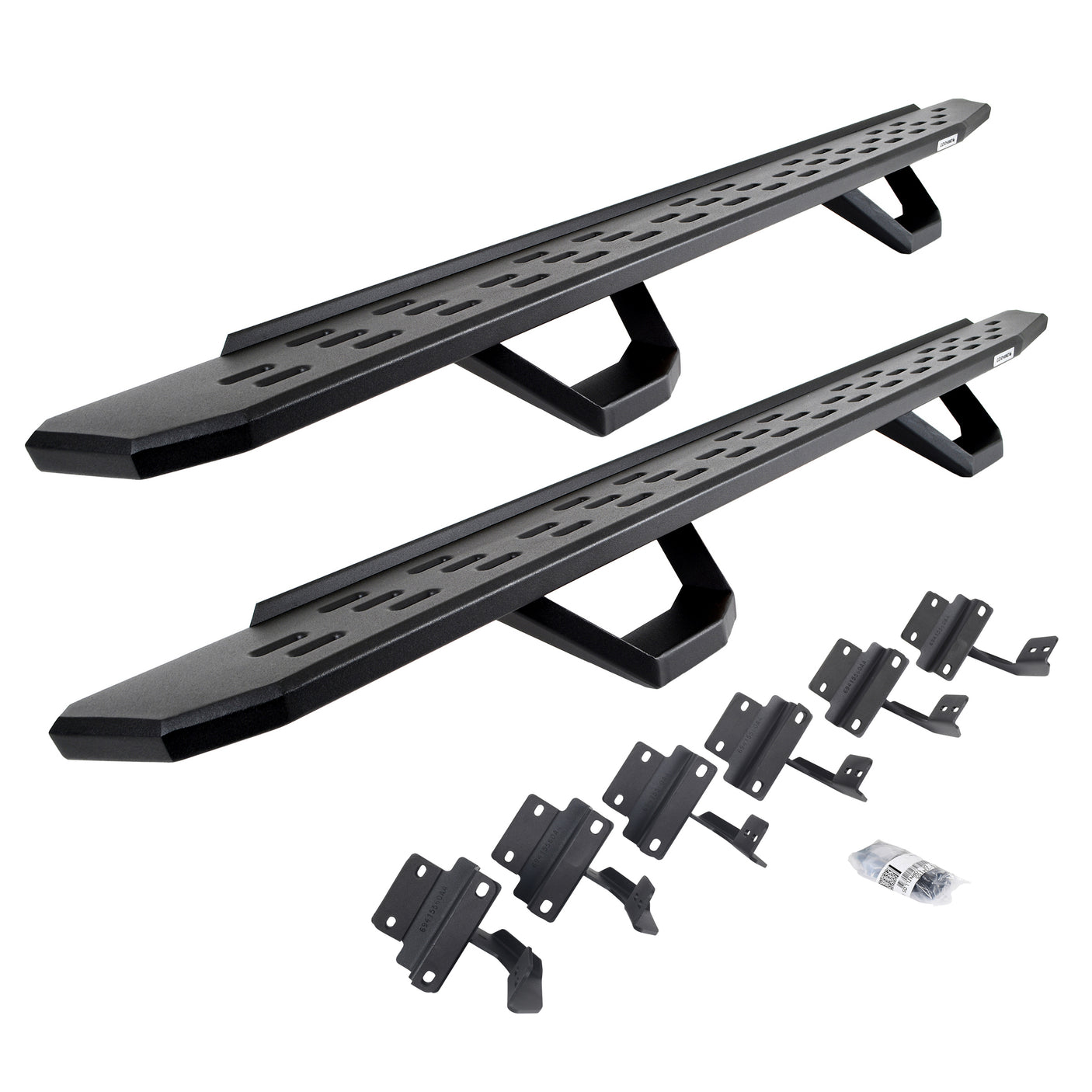 Go Rhino 6961508720PC 2011-2014 Ford F150 FX2/King Ranch/Platinum/SVT Raptor/XL RB Series RB30 Running Boards with Mounting Brackets, 2 Pairs Drop Steps Kit