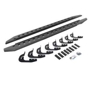 Go Rhino 69404787ST 2015-2019 Chevy Silverado 2500/3500 HD RB Series RB20 Slim Line Running Boards with Mounting Bracket Kit