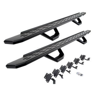 Go Rhino 6961558720PC 2015-2024 Ford F150 King Ranch/Lariat/Platinum/XL/XLT RB Series RB30 Running Boards with Mounting Brackets, 2 Pairs Drop Steps Kit