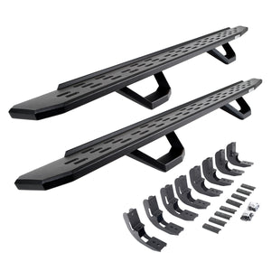 Go Rhino 6960488720PC 2020-2024 Chevy Silverado 2500/3500 HD RB Series RB30 Running Boards with Mounting Brackets, 2 Pairs Drop Steps Kit