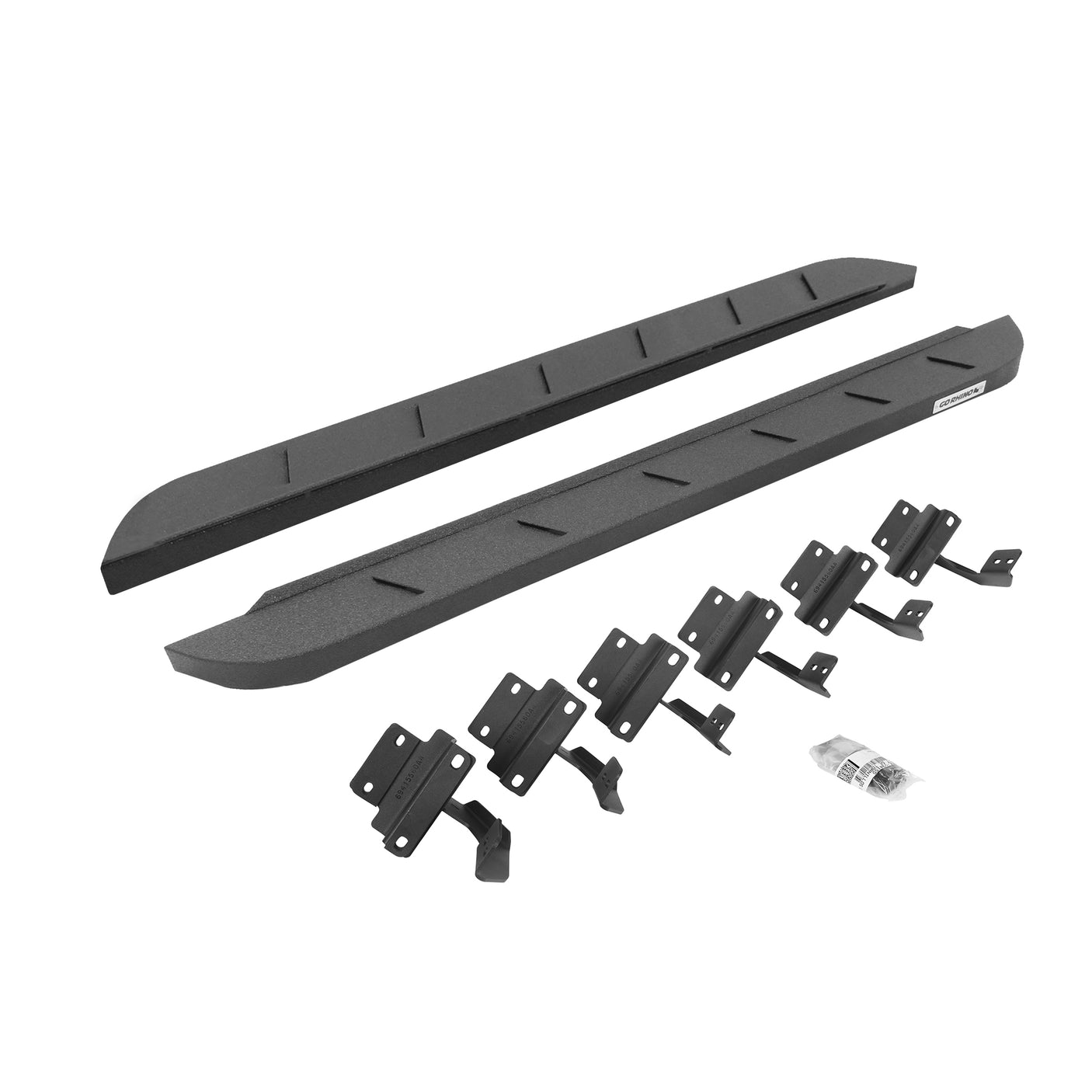 Go Rhino 634417348ST 2017-2024 Ford F250/F350 Super Duty RB Series RB10 Slim Line Running Boards with Mounting Bracket Kit