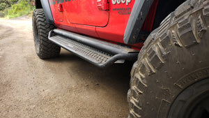 Go Rhino D14054T 2019-2024 GMC Sierra 1500 D1 Dominator Series Xtreme Side Steps with Rocker Panel Mounting Bracket Kit