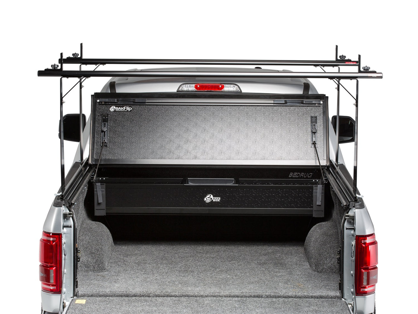 BAKFlip 26403BT 1996-2004 Toyota Tacoma 8 ft. Bed BAKFlip CS Hard Folding Truck Bed Cover with Integrated Rack System