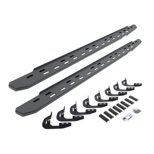 Go Rhino 69605880SPC 2015-2019 Chevy Silverado 2500 HD RB Series RB30 Slim Line Running Boards with Mounting Bracket Kit