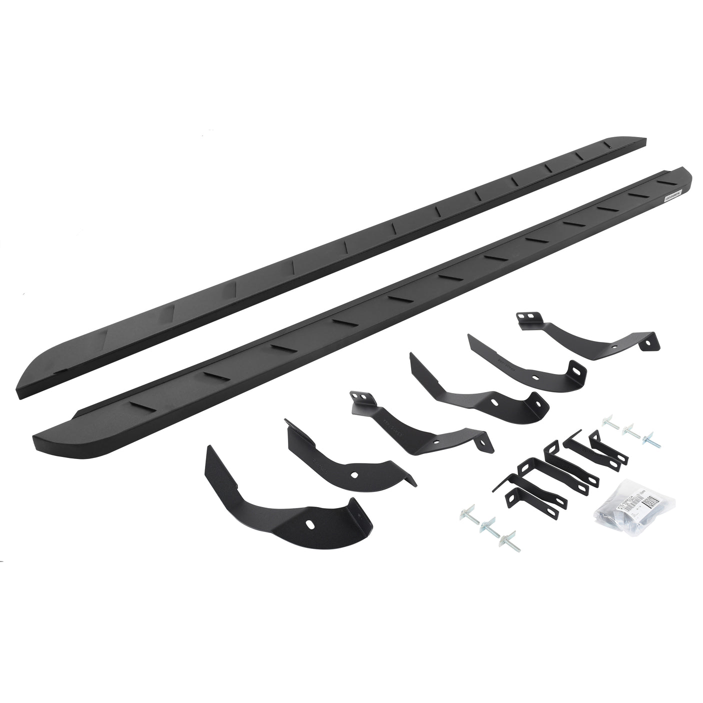 Go Rhino 63405187SPC 2015-2019 Chevy Silverado 2500/3500 HD RB Series RB10 Slim Line Running Boards with Mounting Bracket Kit