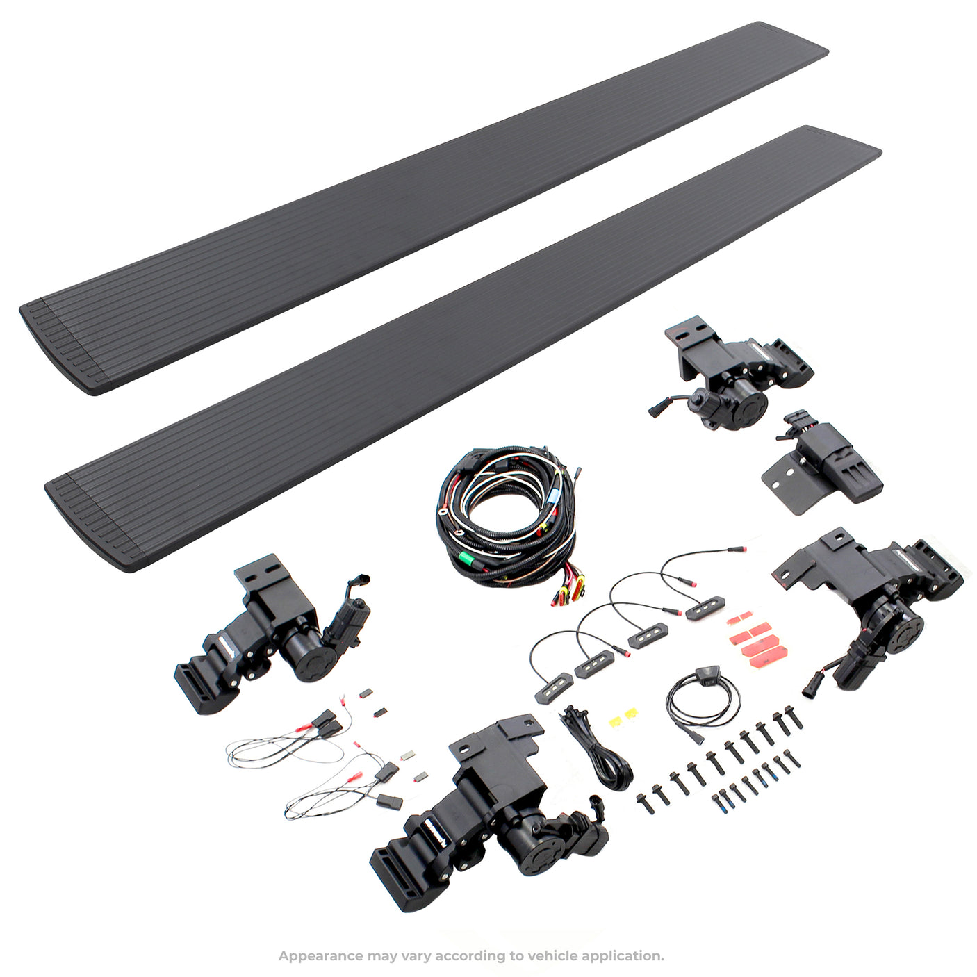 Go Rhino 20404587PC 2007-2014 GMC Sierra 2500/3500 HD E1 Series Electric Running Board Kit