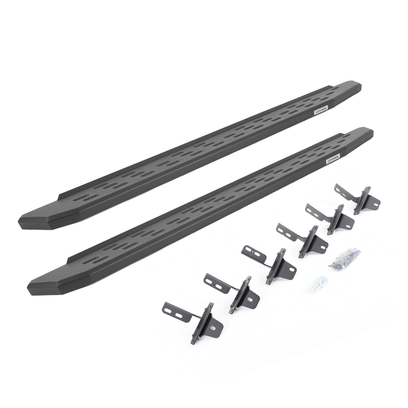 Go Rhino 69612973PC 2021-2024 Ford Bronco RB Series RB30 Running Boards with Mounting Bracket Kit