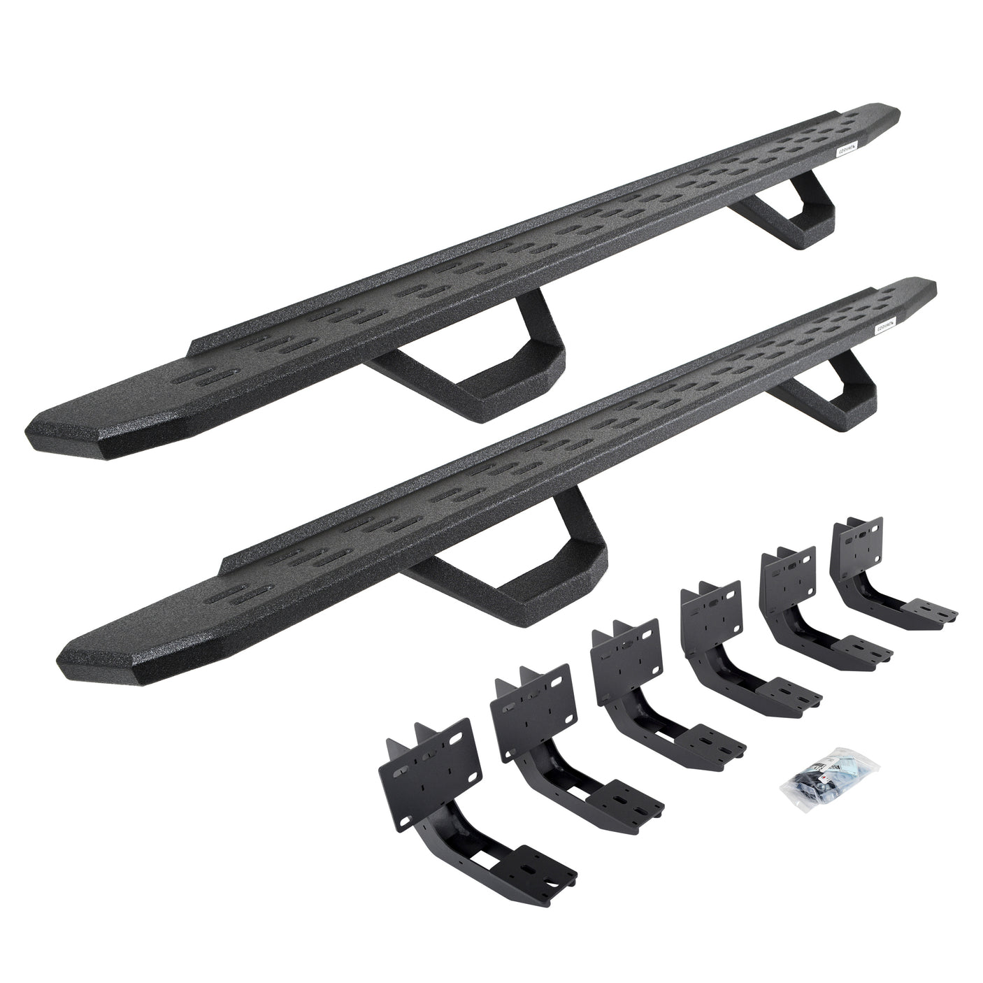 Go Rhino 6963068020T 2019-2024 Dodge Ram 1500 RB Series RB30 Running Boards with Mounting Brackets, 2 Pairs Drop Steps Kit