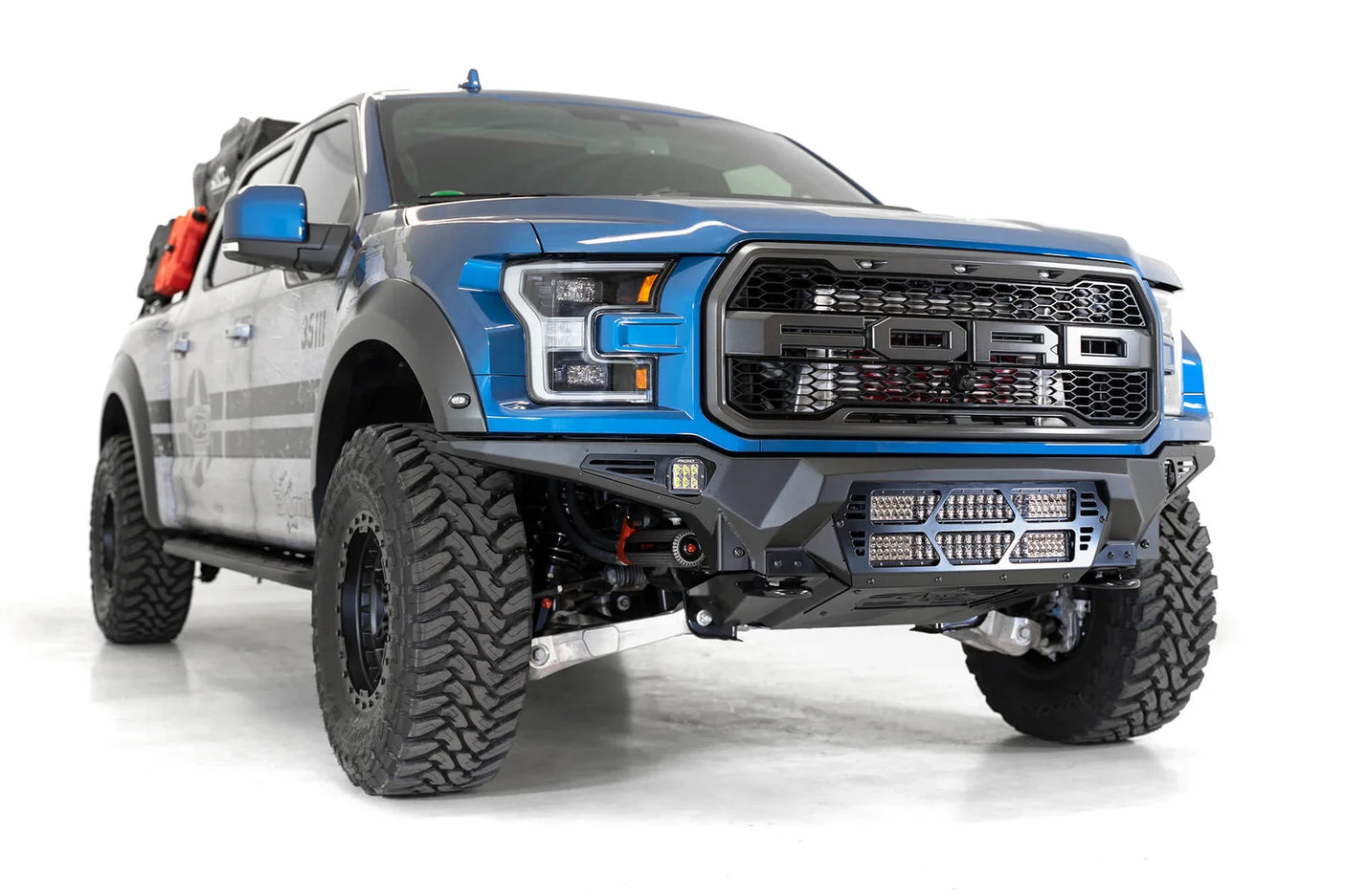 ADD F110012140103 2017-2020 Ford Raptor Bomber Front Bumper | Dual 20" Light Bar - BumperStock